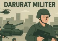 DARURAT MILITER - Ramai Soal Kebijakan Darurat Militer, Apa Artinya? Ini Hal yang Membatasi Masyarakat. Ilustrasi darurat militer. (Chatgpt.com/Ai/ Lulu Aulia Lisaholith)